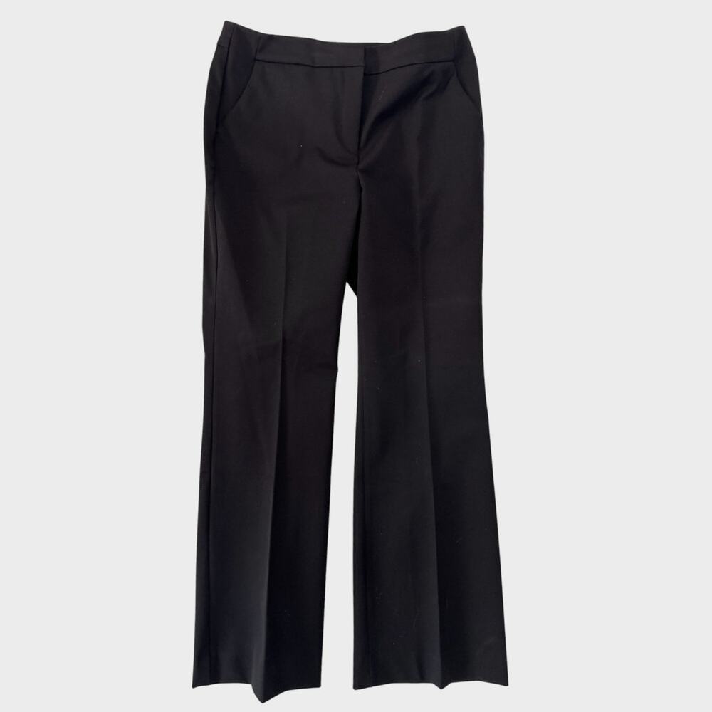 Chico's Size 1R US 8R Black Pants Polyester Rayon Spandex